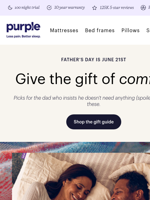 purple newsletter: Gifts for the dad who “doesn’t need one”