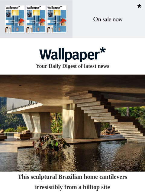 futureplc newsletter: Tour a curvy Brazilian home