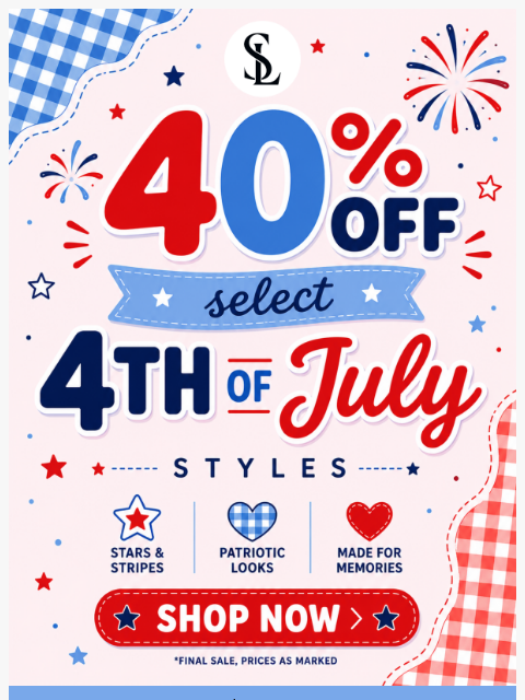 spearmintlove newsletter: 24 Hours Only ⏰ Save 40% on Select Styles