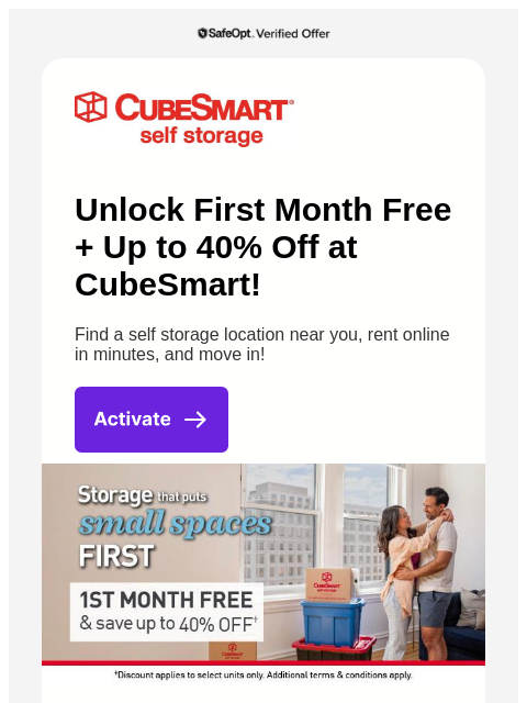 safeopt newsletter: Your recent visit has unlocked an exclusive offer.