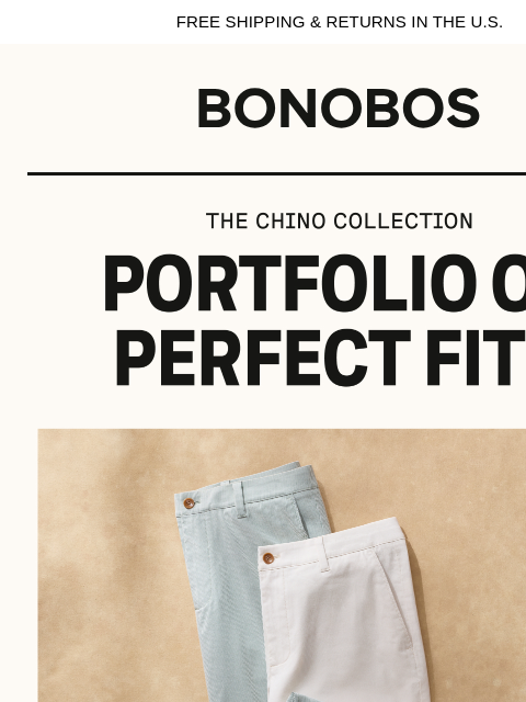bonobos newsletter: Do You Have Enough Chinos?