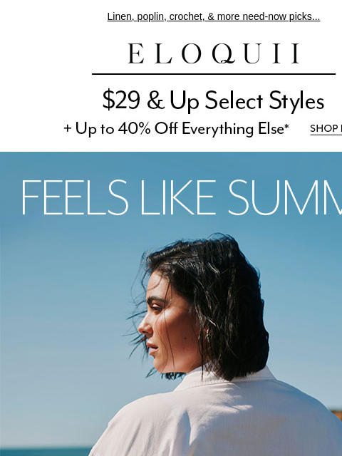 eloquii newsletter: Styles that *feel* like summer