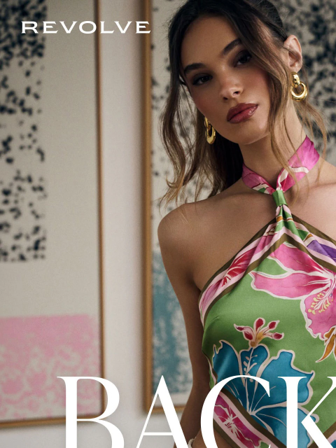 revolve newsletter: The Floral Scarf Top Everyone Wants Is BACK
