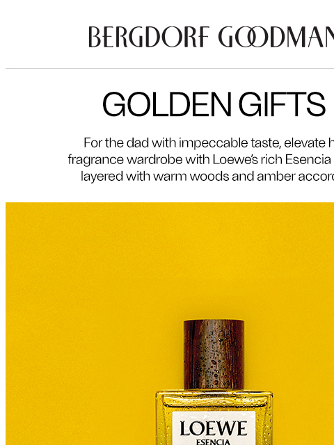bergdorfgoodman newsletter: The Gift of Loewe