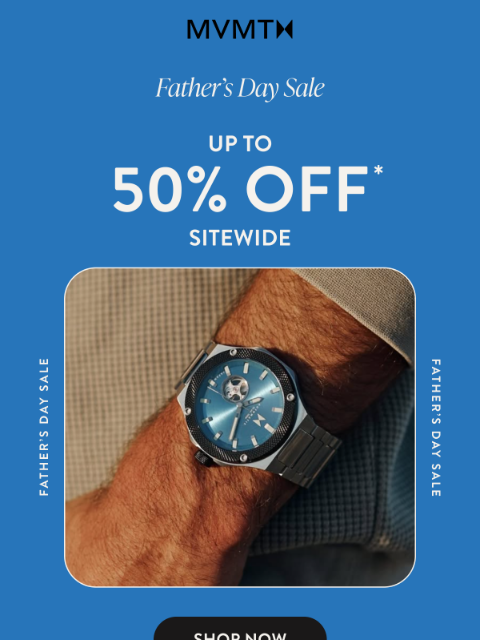 mvmt newsletter: Sporty Styles: Up to 50% Off