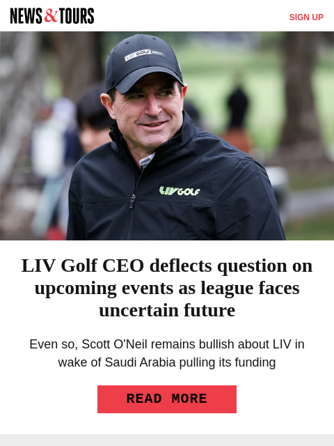 golfdigest newsletter: Pro accidentally concedes potential U.S. Open spot