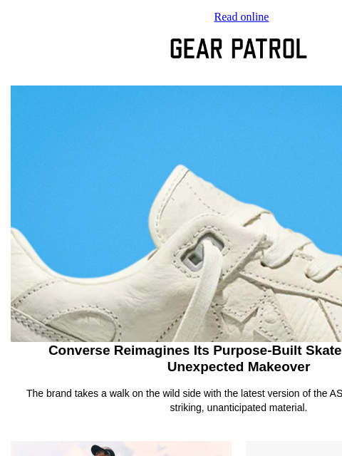 gearpatrol newsletter: Converse's Best Skate Shoe Has a Wild New Look