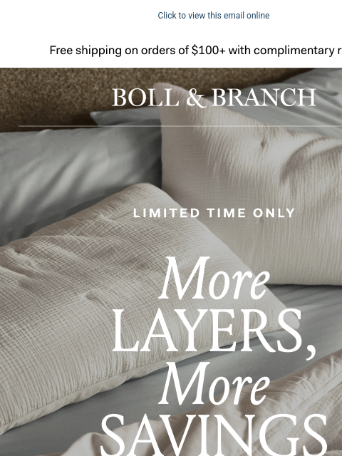 Refresh more layers, get more savings Click to view this email online Free shipping on orders $100+ with complimentary returns. ͏ ͏ ͏ ͏ ͏ ͏ ͏ ͏ ͏ ͏ ͏ ͏ ͏ ͏ ͏ ͏ ͏ ͏ ͏ ͏ ͏ ͏ ͏ ͏ ͏ ͏ ͏ ͏ ͏ ͏ ͏ ͏ ͏ ͏ ͏ ͏ ͏