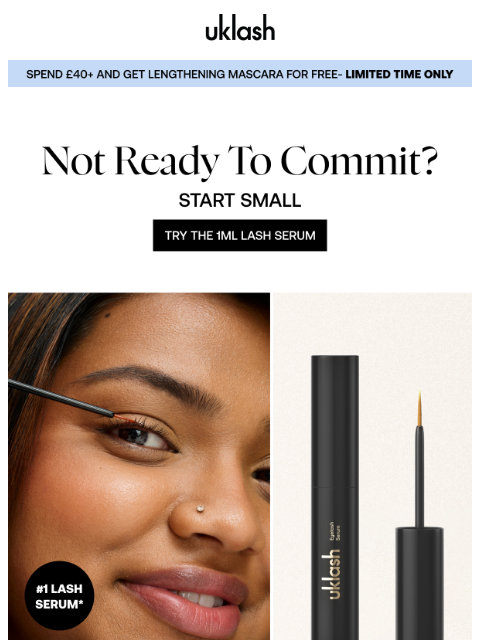 uklash newsletter: Warning: £20 may lead to lash obsession