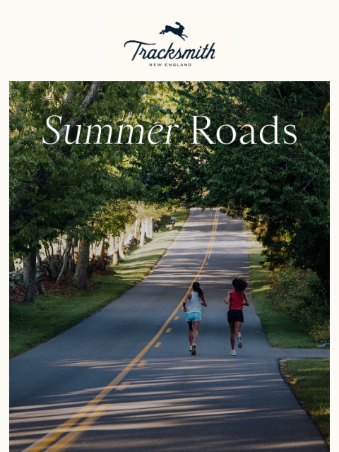tracksmith newsletter: Everyone’s Favorite Summer Road Racing Kit