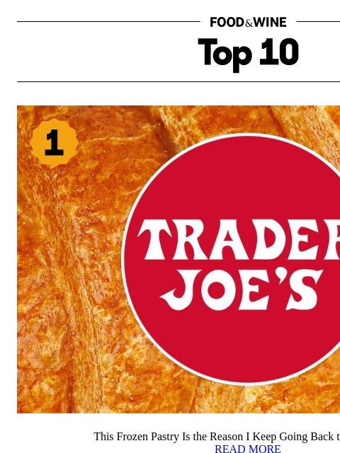 foodandwine newsletter: This Frozen Pastry Is the Reason I Keep Going Back...