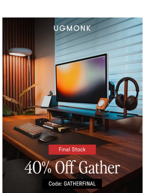 ugmonk newsletter: All good things must come to an end.