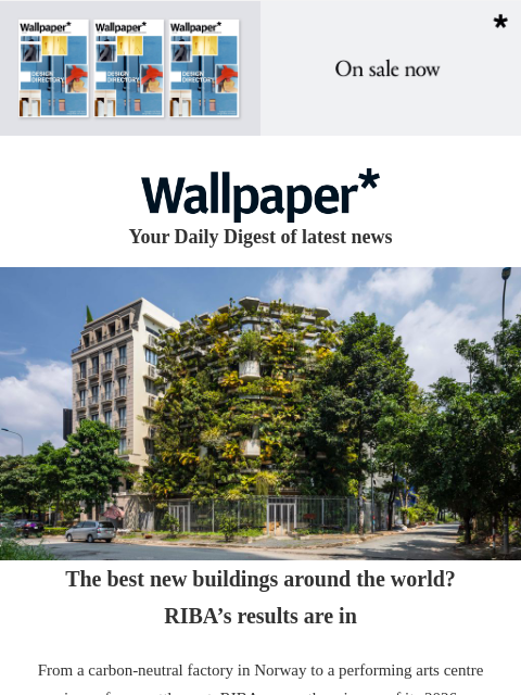 futureplc newsletter: RIBA's best buildings around the world