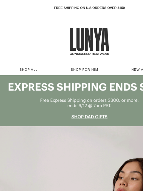 lunya newsletter: IN SEASON