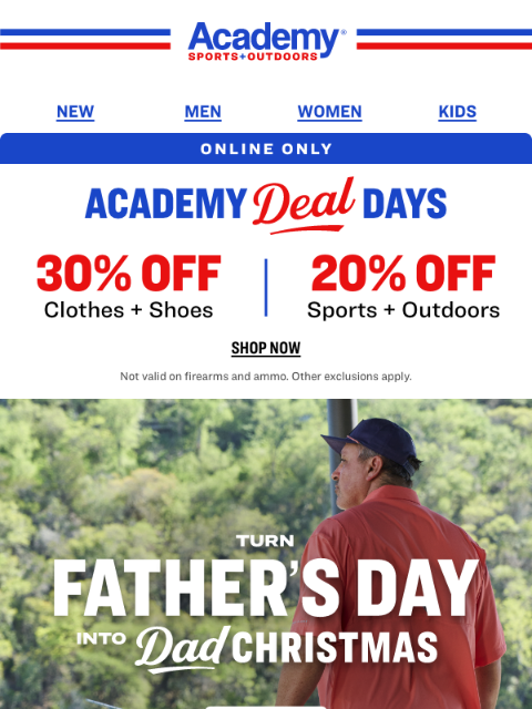 academy newsletter: Give Dad Magellan Outdoors Fishing Shirts at a Gre...