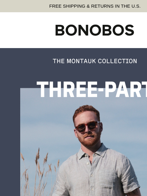 bonobos newsletter: The Three-Piece Summer Uniform