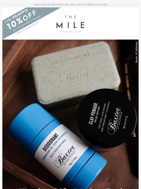 orchardmile newsletter: For the Man Who Has Everything