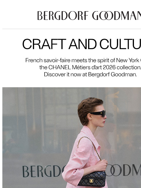 bergdorfgoodman newsletter: CHANEL Métiers d’art 2026