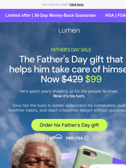 lumen newsletter: Still looking for a Father's Day gift? We've got y...