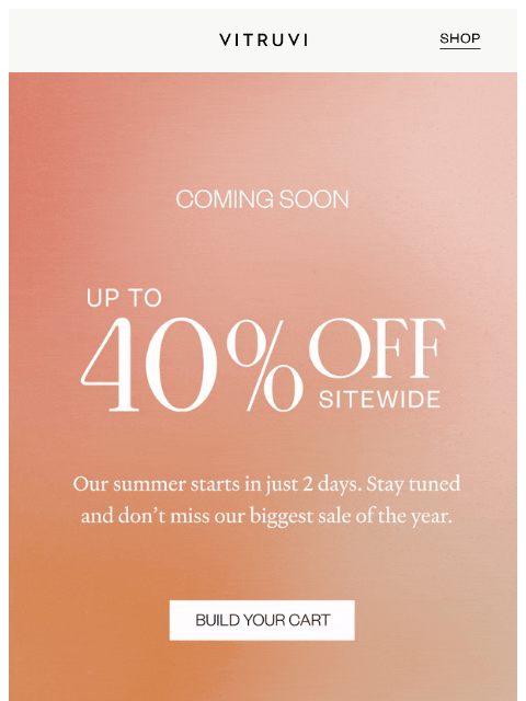 Our Summer sale is coming! and it's the best yet. Brb building our carts ͏ ͏ ͏ ͏ ͏ ͏ ͏ ͏ ͏ ͏ ͏ ͏ ͏ ͏ ͏ ͏ ͏ ͏ ͏ ͏ ͏ ͏ ͏ ͏ ͏ ͏ ͏ ͏ ͏ ͏ ͏ ͏ ͏ ͏ ͏ ͏ ͏ ͏ ͏ ͏ ͏ ͏ ͏ ͏ ͏ ͏ ͏ ͏ ͏ ͏ ͏ ͏ ͏ ͏ ͏ ͏ ͏ ͏ ͏ ͏ ͏ ͏