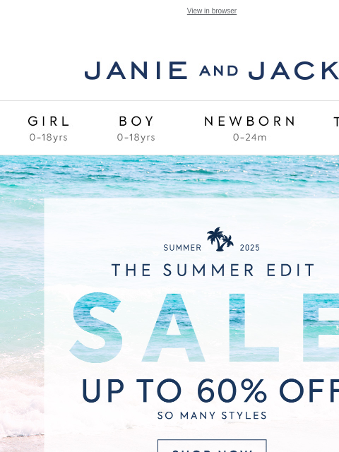 Discover 100s of looks to love. View in browser Stores Janie and Jack Girl Boy Newborn Tween Janie and Jack Girl Boy Newborn Tween Girl Boy Newborn Girl Newborn Boy Accessories Sale Gift Services Refer