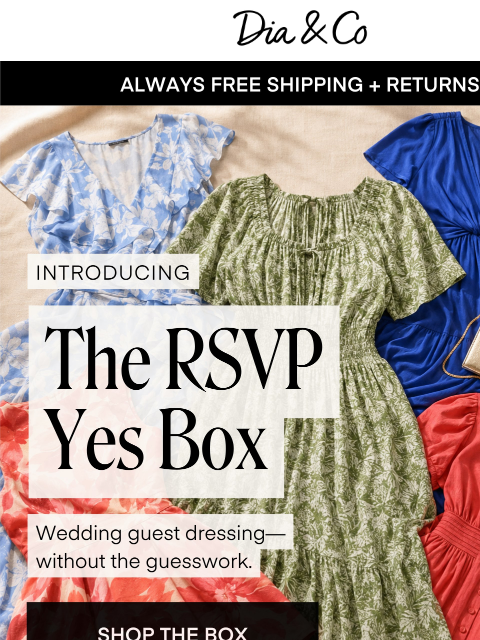 dia newsletter: A real wedding guest style S.O.S., solved