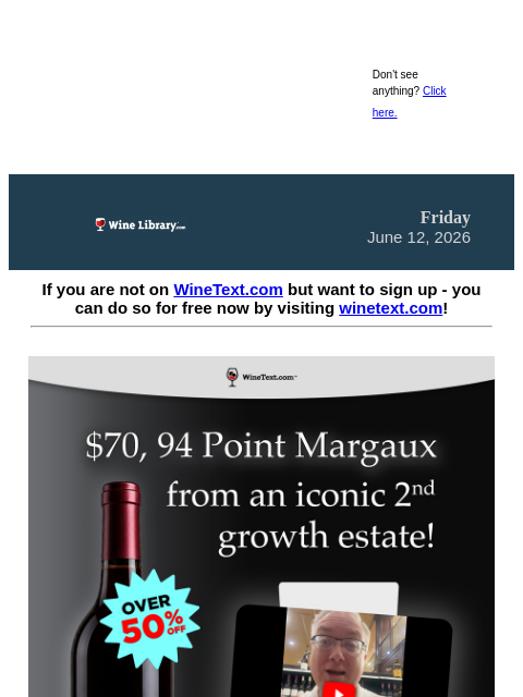 winelibrary newsletter: A $70, 94 Point Margaux from an iconic 2nd growth ...