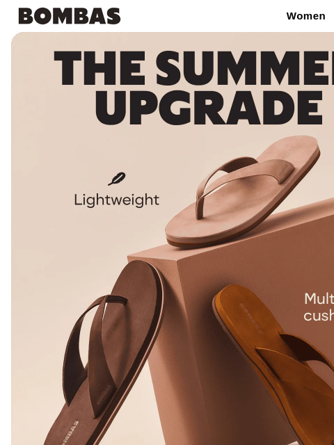 bombas newsletter: New Summer Staple: The Sunrise Flip Flop