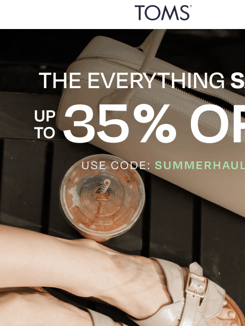 toms newsletter: On Sale: Your Summer Friday Shoes