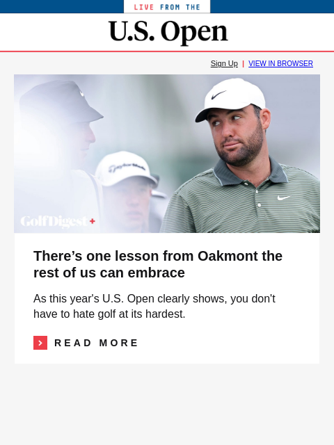 How the 36-hole cutline is determined at Oakmont GolfDigest Sign Up | VIEW IN BROWSER Oakmont There's one lesson from Oakmont the rest of us can embrace As this year's US Open clearly shows,