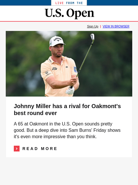 Scottie Scheffler appeared as PO'd as you'll ever see him during post-round range session with swing coach GolfDigest Sign Up | VIEW IN BROWSER Sam Burns Johnny Miller has a rival for