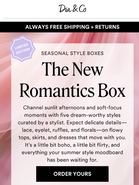 Lace, florals, ruffles & more—this new box is full of soft, boho-feminine charm. ‌ ‌ ‌ ‌ ‌ ‌ ‌ ‌ ‌ ‌ ‌ ‌ ‌ ‌ ‌ ‌ ‌ ‌ ‌ ‌ ‌ ‌ ‌ ‌ ‌ ‌ ‌ ‌ ‌ ‌ ‌ ‌ ‌ ‌ ‌ ‌ ‌ ‌ ‌ ‌ ‌ ‌ ‌ ‌ ‌ ‌ ‌ ‌ ‌ ‌ ‌ ‌ ‌ ‌ ‌ ‌ ‌ ‌