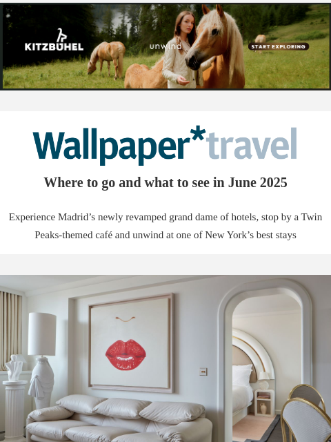 Discover the weekly Wallpaper* travel guide: where to go and what to see around the world ‌ ‌ ‌ ‌ ‌ ‌ ‌ ‌ ‌ ‌ ‌ ‌ ‌ Wallpaper* Where to go and what to see in June 2025 Experience Madrid's newly