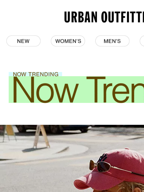 urbanoutfitters newsletter: UO Men’s: Now Trending →