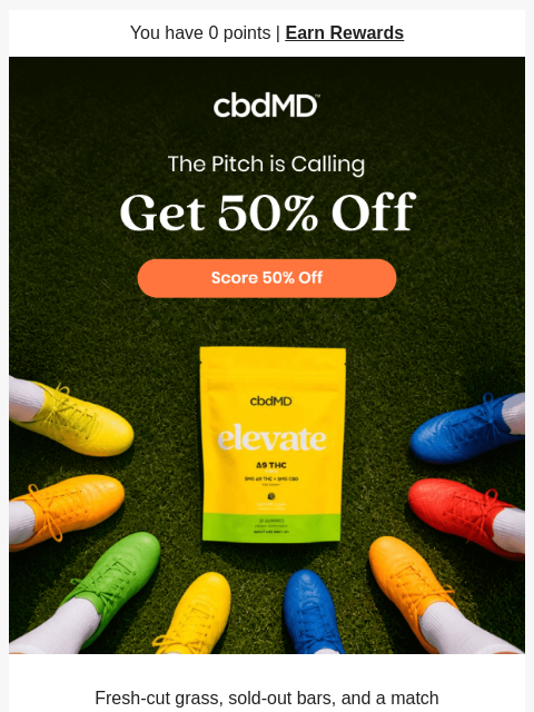 cbdmd newsletter: Score 50% Off Sitewide