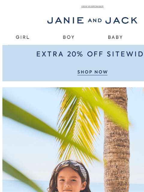 janieandjack newsletter: Summer's little back dress(es) + 20% off