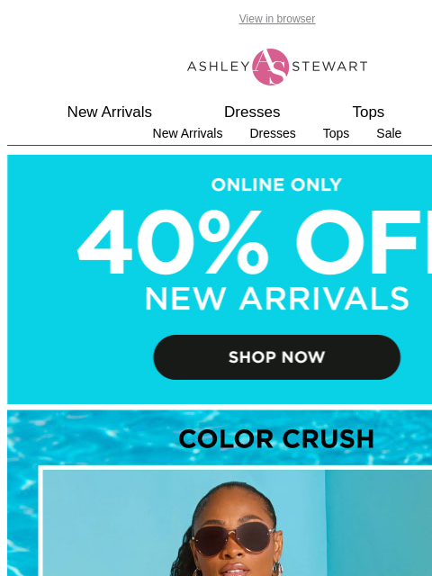 ashleystewart newsletter: Color crush: Ocean blue 🌊