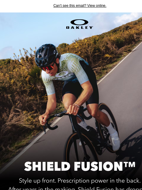 oakley newsletter: Meet Shield Fusion™