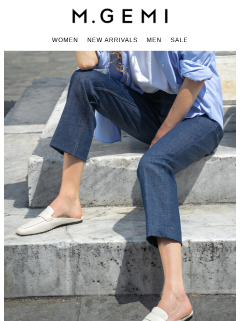 mgemi newsletter: Pre-Order: The Una Loafer Mule