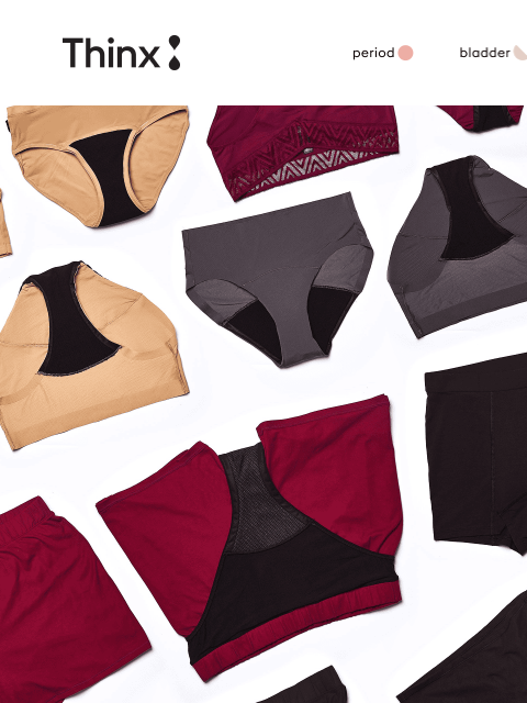 shethinx newsletter: Mix, match & ship for free
