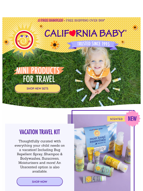 californiababy newsletter: NEW Vacation Travel Sets ✈️ 🏖️