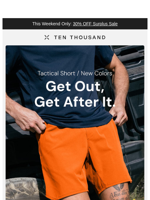 tenthousand newsletter: New Colors: Adventure Ready.