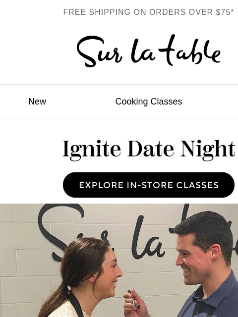 surlatable newsletter: Summer Date Nights are Better in Our Kitchens
