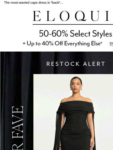 The most-wanted cape dress is *back*... ‌ ‌ ‌ ‌ ‌ ‌ ‌ ‌ ‌ ‌ ‌ ‌ ‌ ‌ ‌ ‌ ‌ ‌ ‌ ‌ ‌ ‌ ‌ ‌ ‌ ‌ ‌ ‌ ‌ ‌ ‌ ‌ ‌ ‌ ‌ ‌ ‌ ‌ ‌ ‌ ‌ ‌ ‌ ‌ ‌ ‌ ‌ ‌ ‌ ‌ ‌ ‌ ‌ ‌ ‌ ‌ ‌ ‌ ‌ ‌ ‌ ‌ ‌ ‌ ‌ ‌ ‌ ‌ ‌ ‌ ‌ ‌ ‌ ‌ ‌ ‌ ‌ ‌ ‌ ‌ ‌