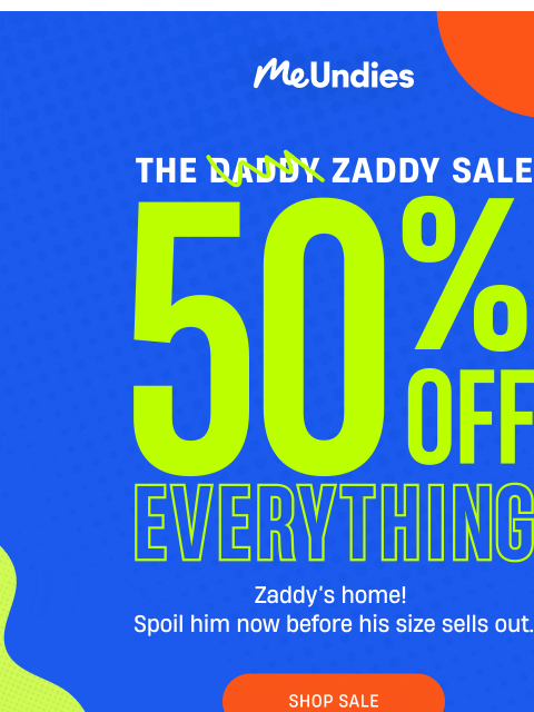 meundies newsletter: The grill is hot. So is this sale.