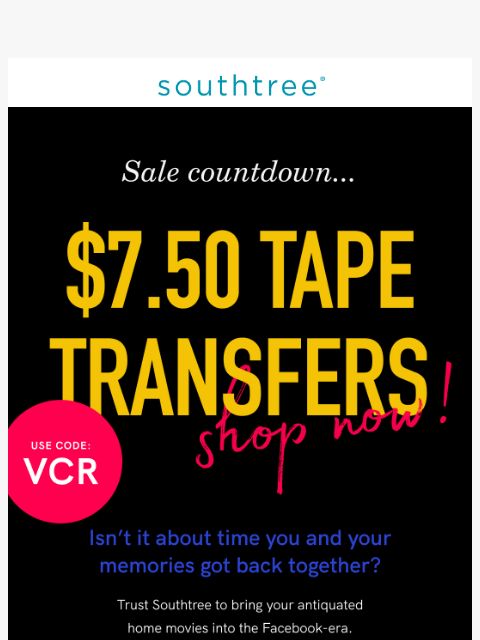 southtree newsletter: Sale countdown...⌛