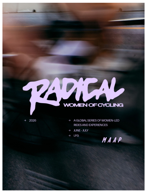 maap newsletter: A RAD Return: The Radical Women of Cycling