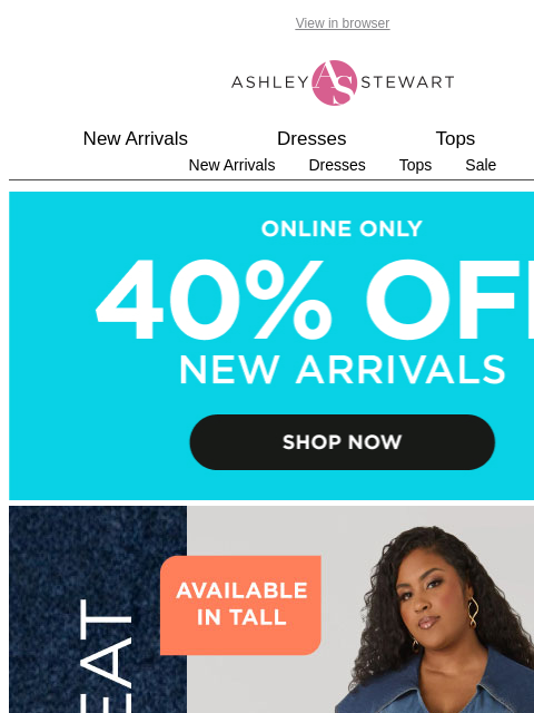 ashleystewart newsletter: Denim 👏 on 👏 REPEAT 😍