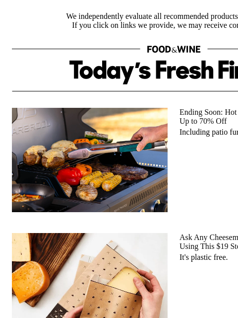 foodandwine newsletter: Ask Any Cheesemonger — You Should Be Using This $1...