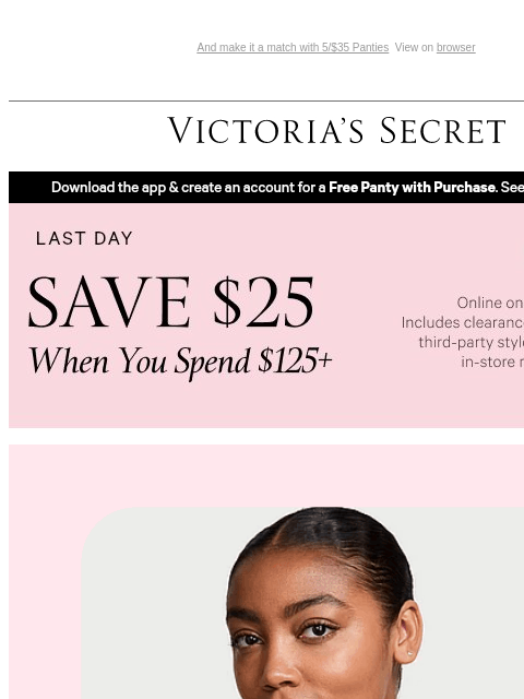 victoriassecret newsletter: Up to 60% Off Bras—Refresh Your Collection